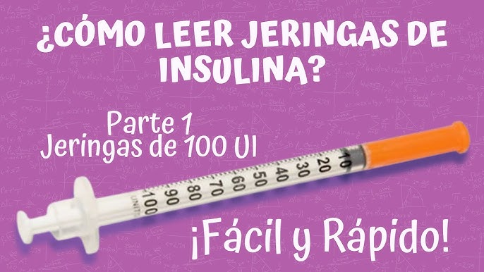 Carga de medicación en jeringa de 1 cc 