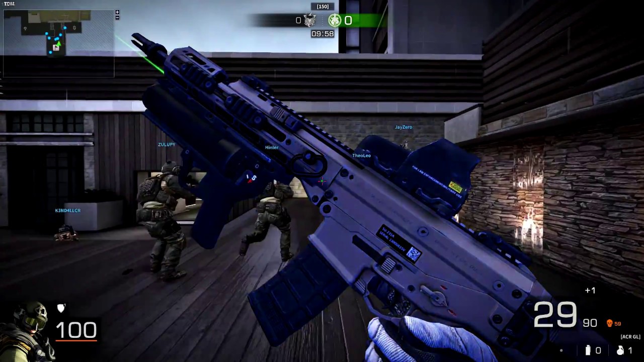 Black Squad -  Laser Gun * ACR * ( Live com series Ep 7 )