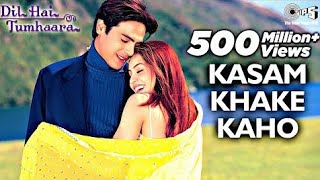 Download Lagu Kasam Khake Kaho - Lyrics | Kumar Sanu | Alka Yagnik | Dil Hai Tumhaara MP3