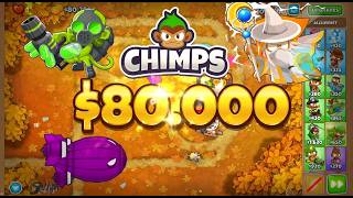 $80000 SPARE! World's EASIEST In The Loop CHIMPS guide BTD 6 (No abilities or micro)