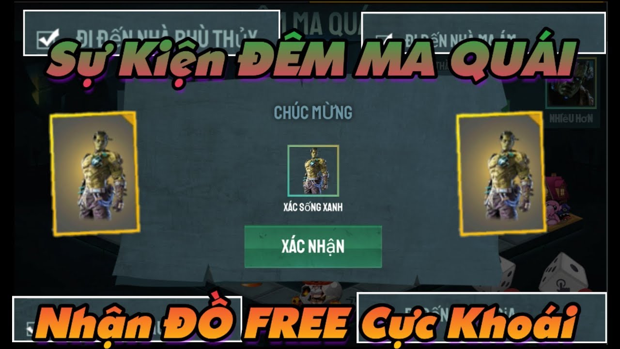 Free Fire Cách Chơi Sự Kiện "Đêm Ma Quái " Nhận Trang ...