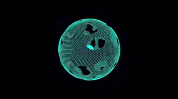 Lifetime of sphere. Draw by openFrameworks