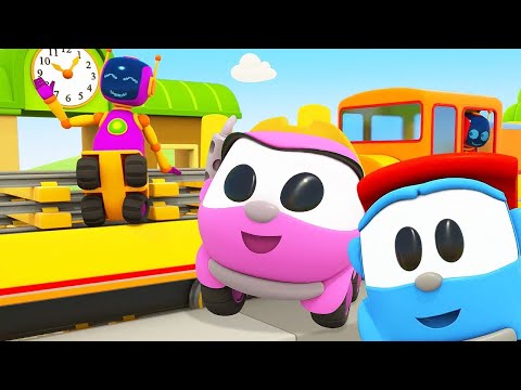 Leo ve Robotlar Tren Yolu İnşa Ediyor! 🚂 Tamir, Kurabiye ve Süper Eğlence! 🔧🍪
