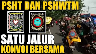 FULL PSHT DAN PSHWTM SATU JALUR KONVOI BERSAMA!