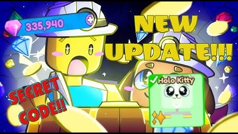 ✨UPDATE 3✨ *NEW* ROBLOX MINING SIMULATOR UPDATE!! NEW CODES!! MINING SIMULATOR UPDATE 3!!