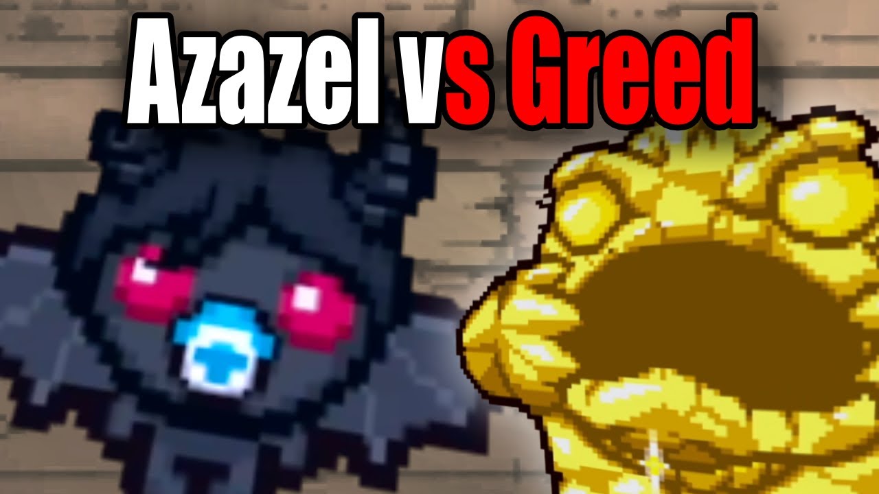 Azazel in Greed Mode... What Could Go Wrong? - The Binding of Isaac: Repentance+