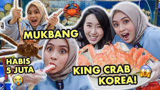 MUKBANG KING CRAB KOREA!! 🦀🔥 PERTAMA KALI MAKAN KEPITING RAJA 5 JUTAAN!! 😱🔥 FT. ROSAKIS 💞