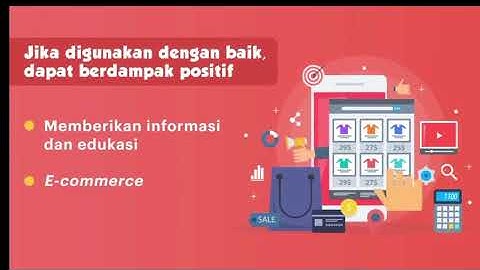 Video tugas praktek informatika berjudul " Dampak positif dan negatif media sosial "