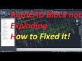 AutoCAD Block Not Exploding? Fix Civil 3D Block Explode Problem Fast!