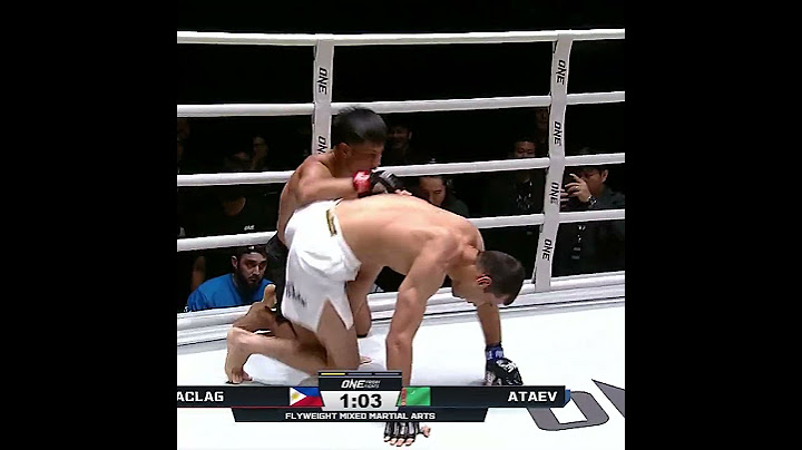INSANE action 😱 Shazada Ataev submits Jean Claude Saclag via armbar at ONE Friday Fights 109!