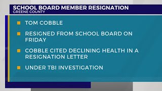 TBI investigating now-former Greene Co. school board member
