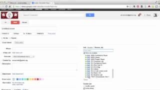 Google Resource Calendars