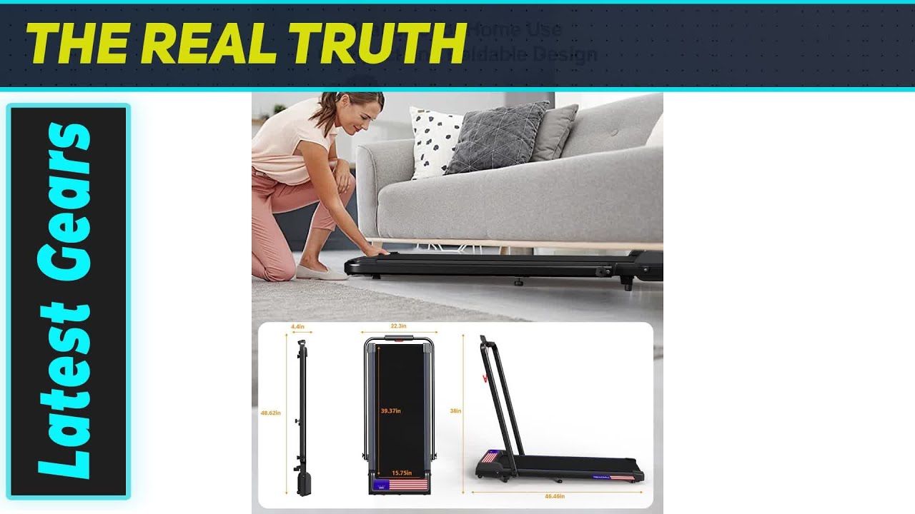 Powerful 2-in-1 Walking Mat Treadmill: Home & Office Fitness Game Changer!
