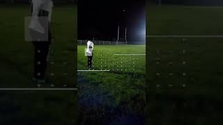 Rugby Kicking Practice