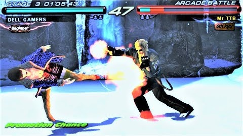 Tekken 6 [ Steve Fox ] - Arcade Battle - (PSP)