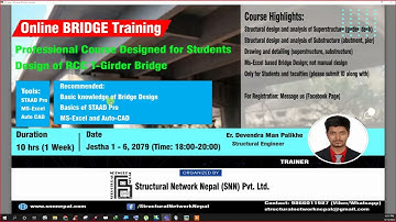 RCC T-Girder Bridge Design Using STAAD Pro