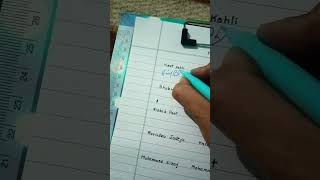 Indian cricketer signature part 1 Virat Kohli signature#art #drawing #niket #Virat kohli #signature
