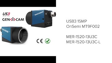 Vision Camera USB3 GigE with OnSemi Aptina MT9F002 sensor for industrial applications