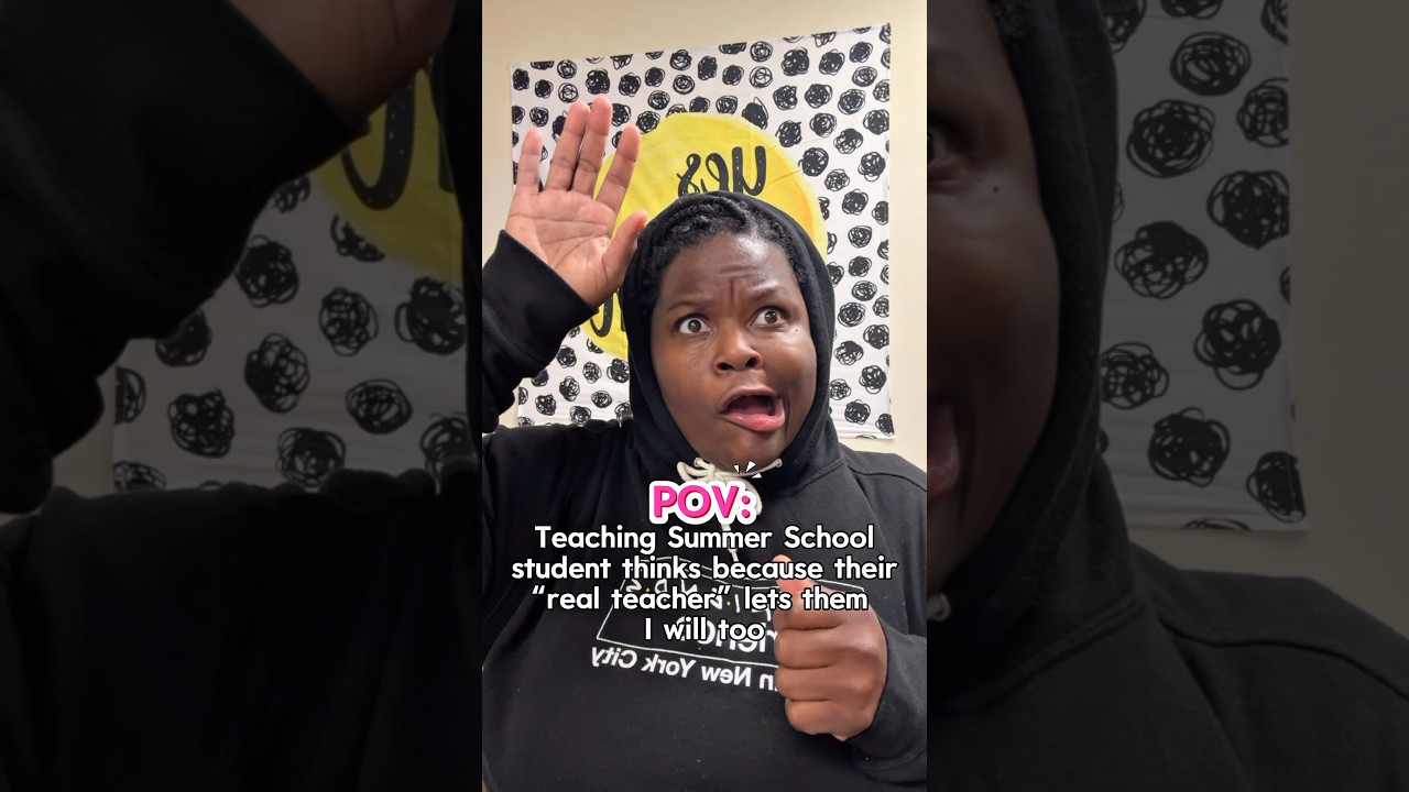 Nope 😅 new teacher, new rules boo🍎 