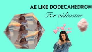 Ae like dodecahedron for video star qr code / mayradoesedits