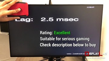 ViewSonic VP2468 Input Lag Test