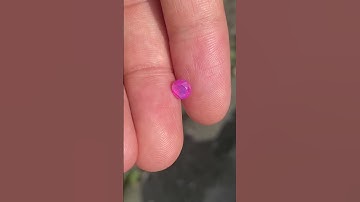 Saphire hồng hàng lục yên cắt giác sáng đẹp #gemstone #ruby #gem