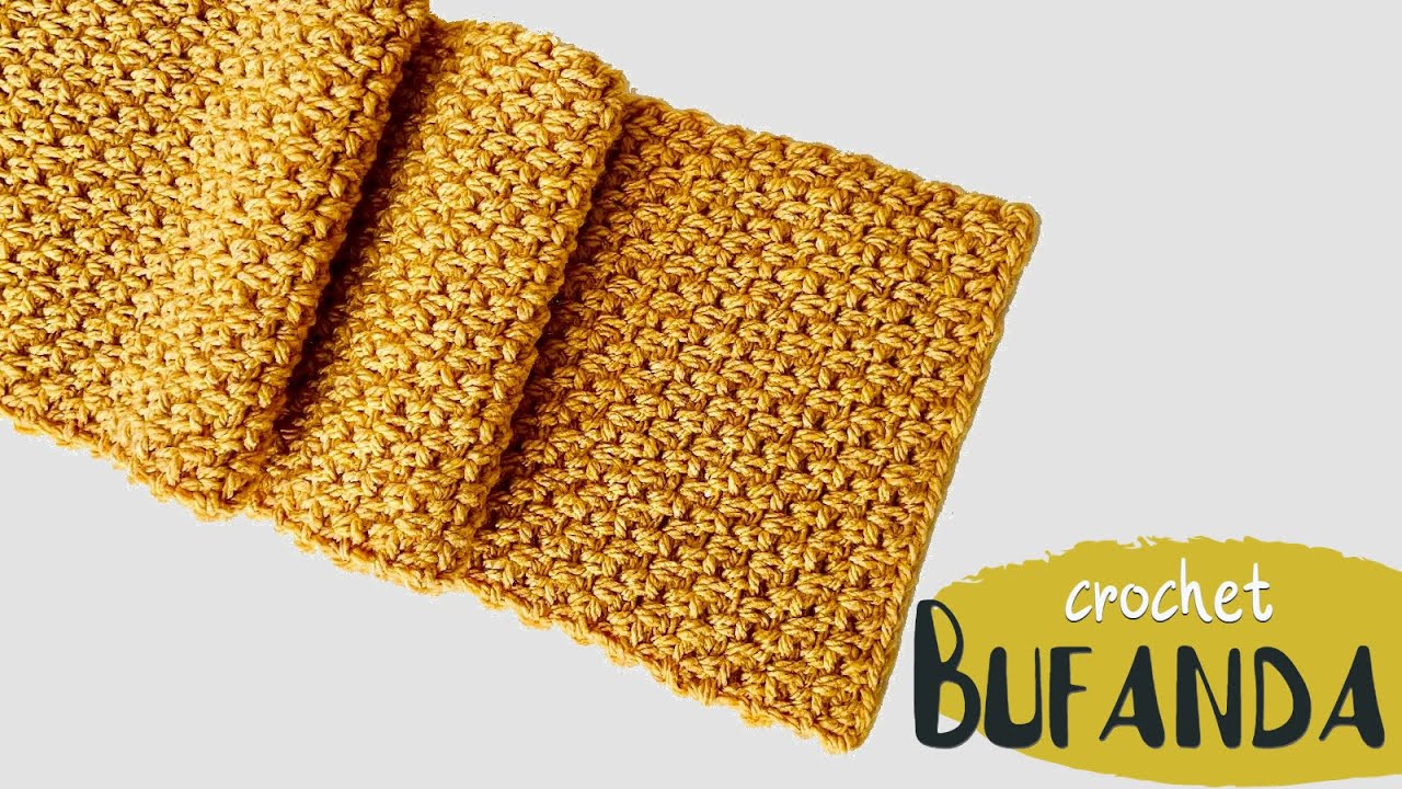 Puntos para bufanda a crochet