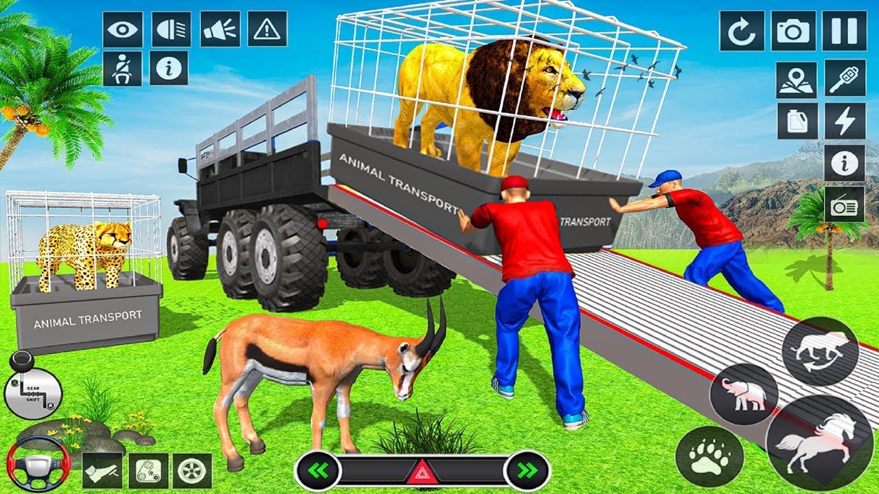 Animal Cargo Transport Driving 3D | Real Farm Truck Zoo Transporter Driving | Android Gameplay |