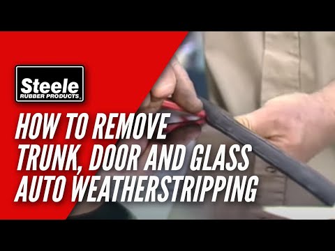 How to Replace Trunk, Door and Back Glass Auto Weatherstripping - YouTube