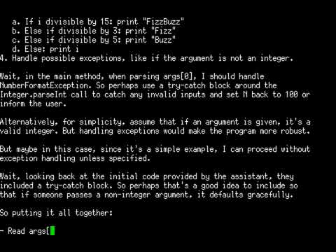 Java FizzBuzz DeepSeek-R1-Distill-Qwen-32B (ttyrec)