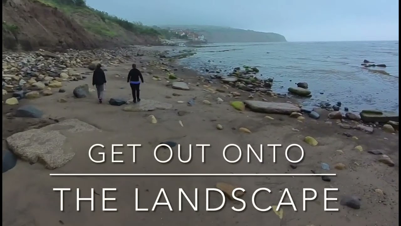Robin Hood’s Bay beach walk England