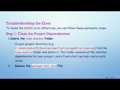 Resolving the ENOENT: no such file or directory Error in React-Native Apps