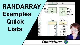 Quick Flexible Random Number Lists with Excel RANDARRAY