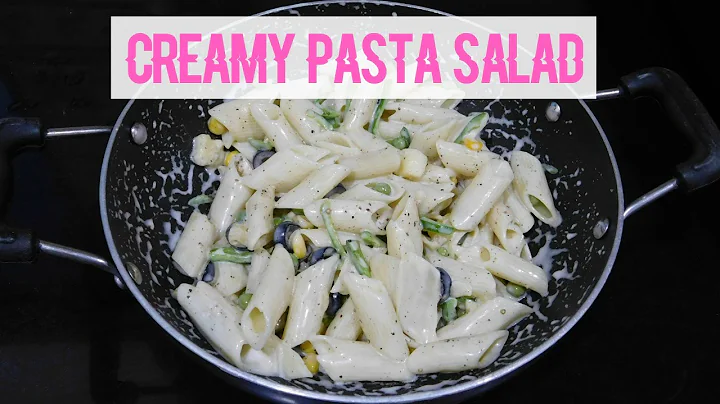 Creamy Pasta Salad, Easy Pasta Salad, Cold Pasta Salad Recipe using Mayonnaise