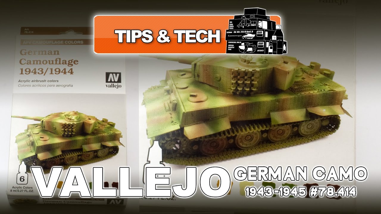 VALLEJO GERMAN CAMOUFLAGE 1943/1944 #78.414