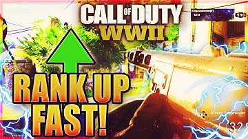 HOW TO RANK UP *FAST* BEST CLASS SETUP COD WWII! - LEVEL UP FAST COD WORLD WAR 2 PRESTIGE FAST WW2!