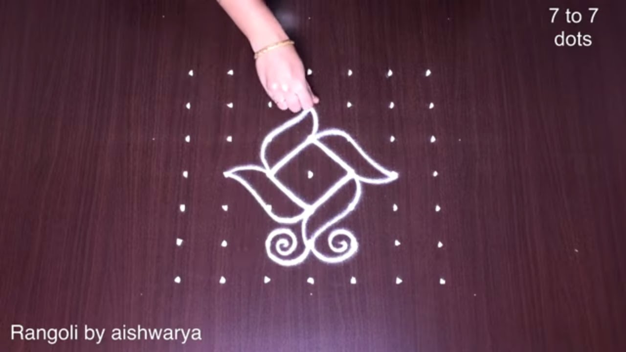 Friday Learners Kolam 7 X 7