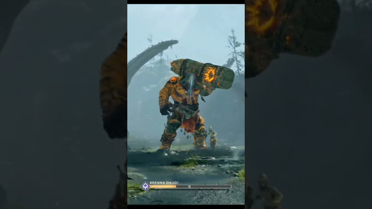 God of War Brenna Boss Fight Scene