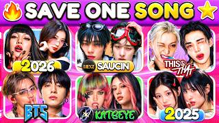 💜 SAVE ONE K-POP SONG 🎶🔥 | SAME YEAR EDITION 👑 | K-POP QUIZ 2026