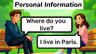 English Conversation Practice | Asking Personal Information | Easy English Speaking