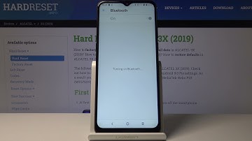 How to Connect Bluetooth Device to ALCATEL 3X 2019 – Bluetooth Connection