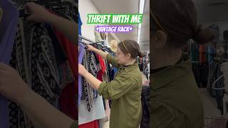 Thrifting the *Vintage Clothing Rack* Reseller Thrifting! #thriftstorefinds #thriftwithme #reseller