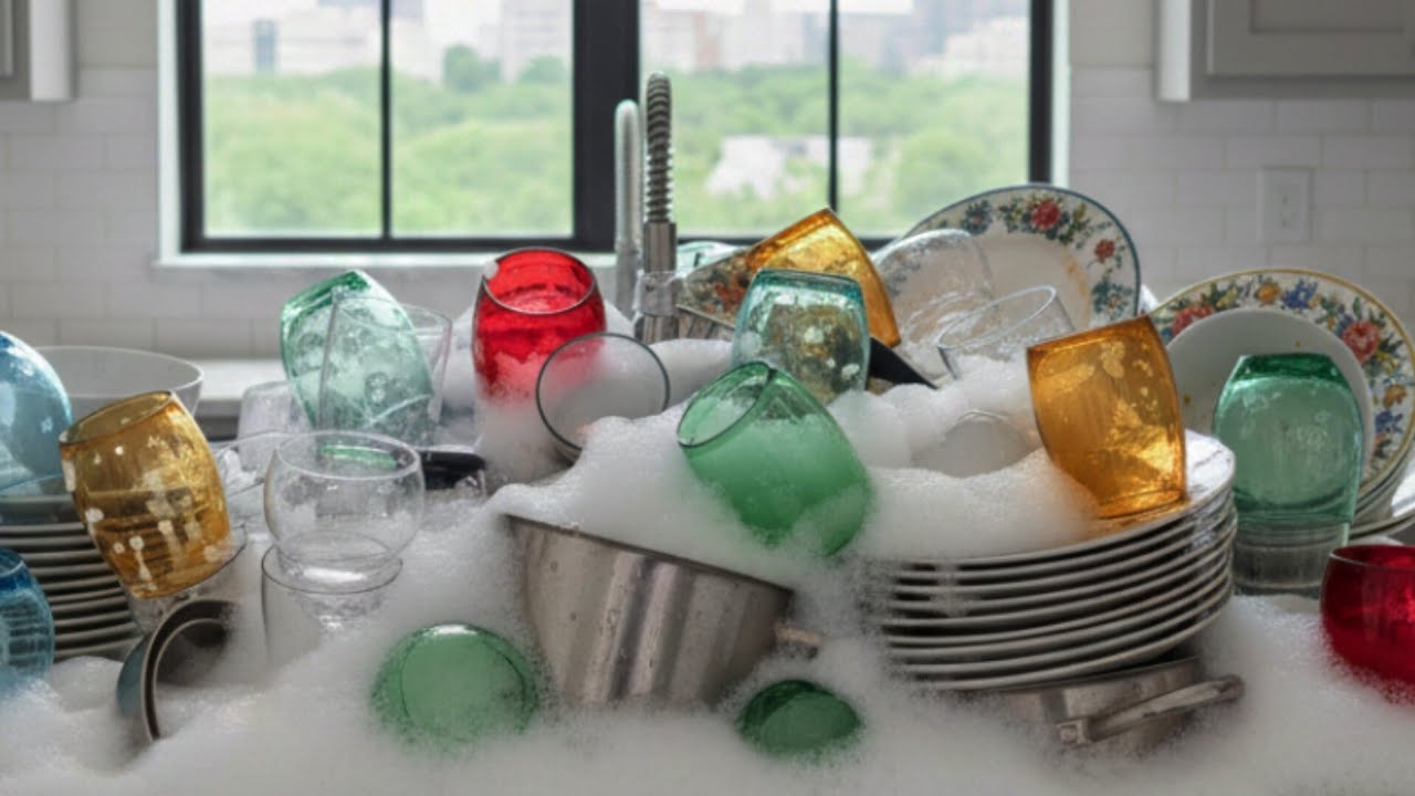 Mountain of Dishes vs. Mountains of Foam! (Ultra Satisfying ASMR)