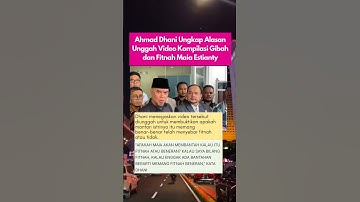 Ahmad Dhani Ungkap Alasan Unggah Video Kompilasi Gibah dan Fitnah Maia Estianty #shorts