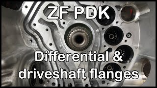 Porsche ZF PDK diff and driveshaft flanges