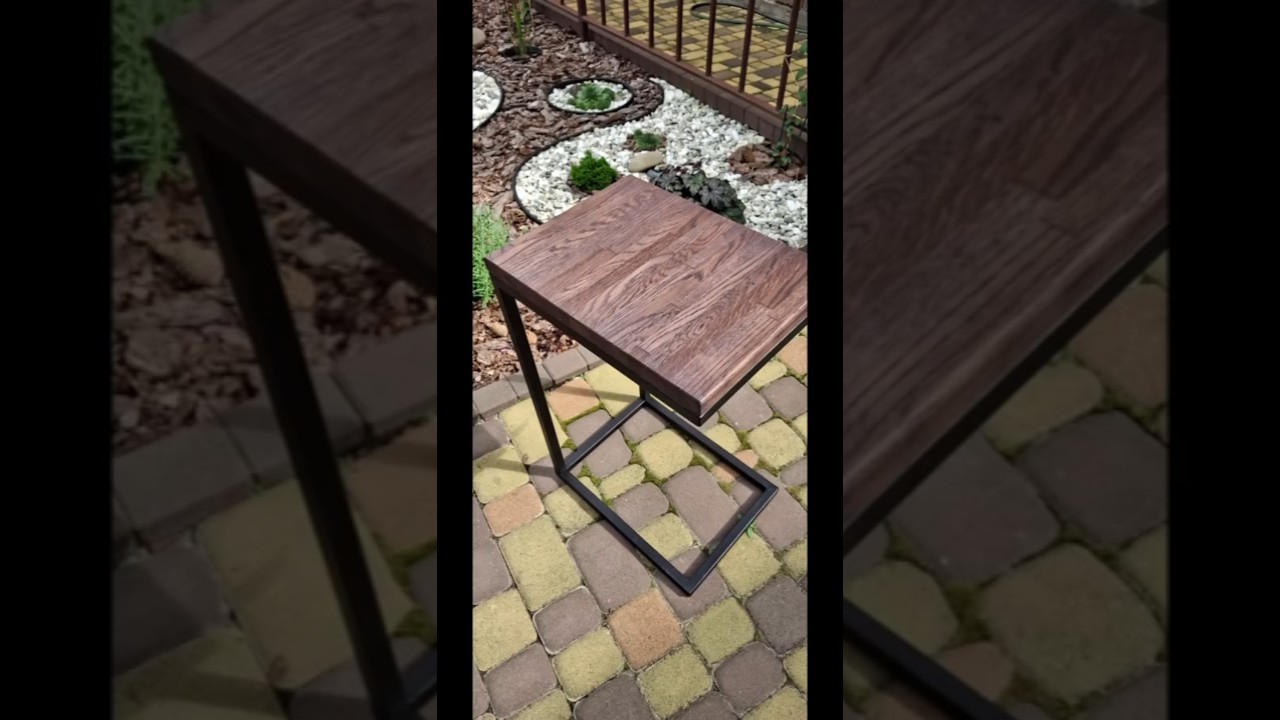 Крафтовий приставний столик