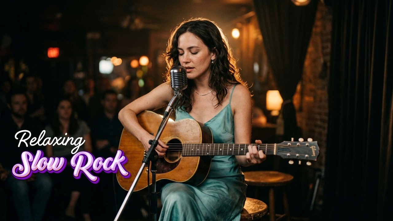 Relaxing Guitar Rock Songs 🎶 Beautiful Slow Rock for Work, Study ...