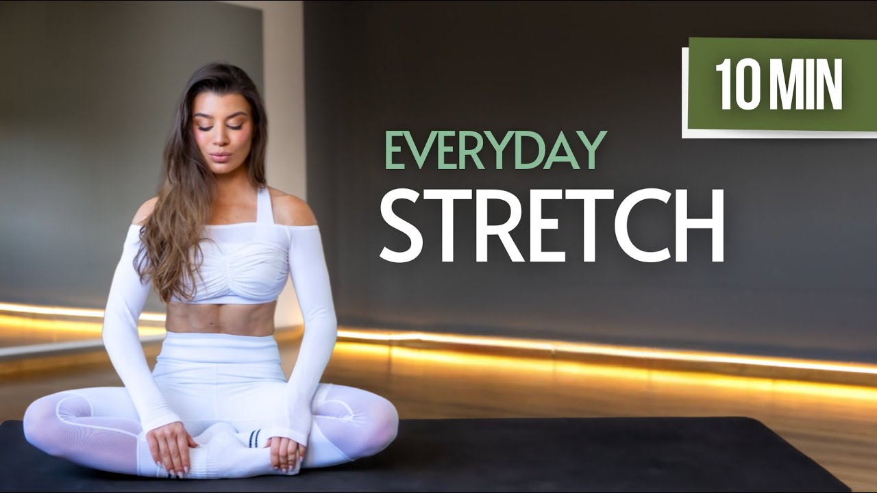 10 MIN Everyday Stretch daily relaxation | Cool Down Passive Stretching calm music | Julia Mazur