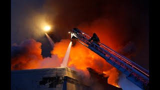 Apartments destroyed, shops damaged by raging downtown Kennewick fire