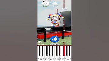 How many times Pomni catch motion while running? TADC (@ssielstudio) - Octave Piano Tutorial